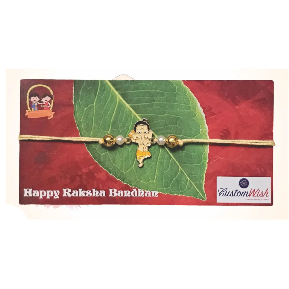 Little cute Ganesha Rakhi